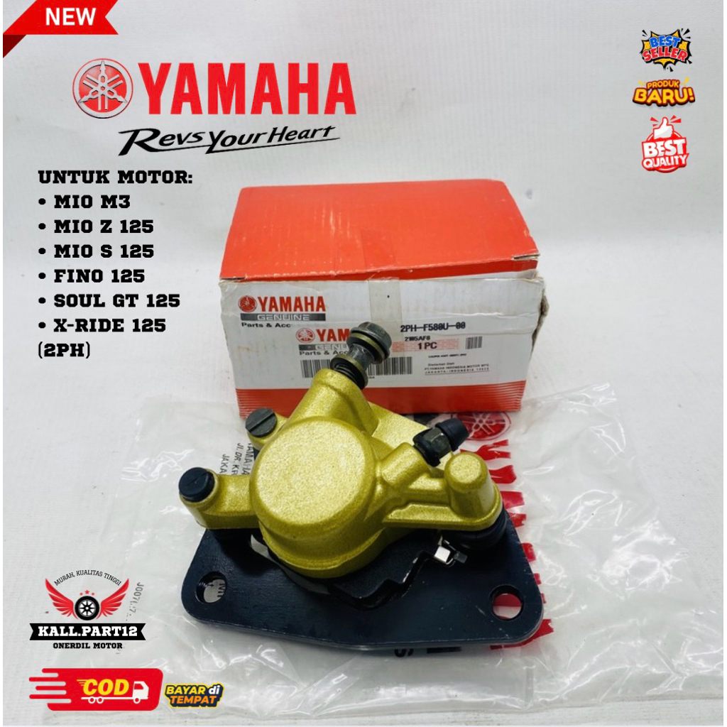 Kaliper Caliper Cakram Bawah Assy Master Rem Depan Yamaha Mio M3, Mio Z, Mio S, Soul GT125, X-Ride, 