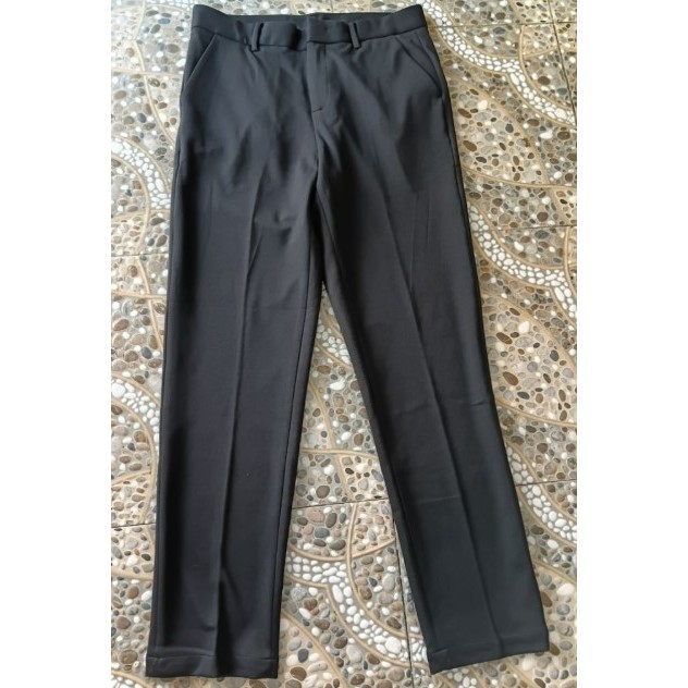 Celana Zes Slimfit Formal Pria/Wanita