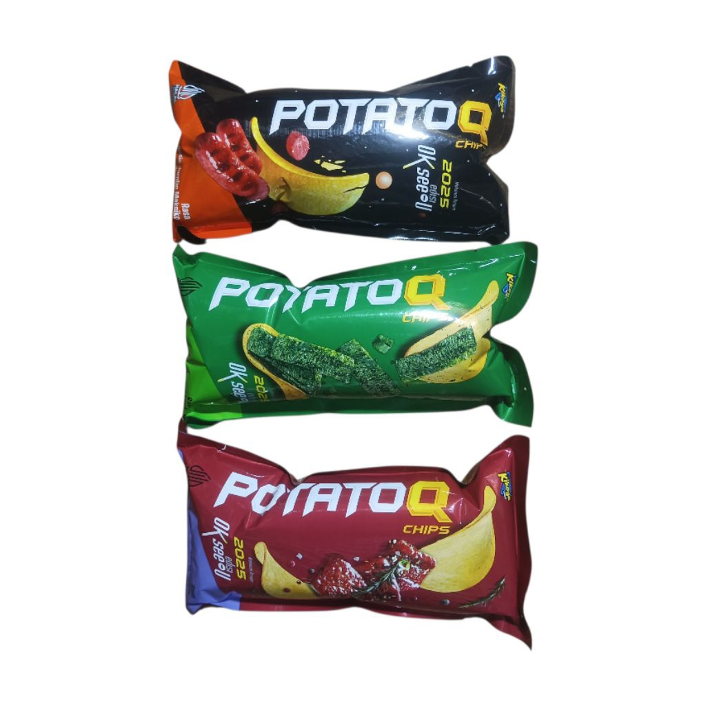 Potato Q Chips Snack 10pcs x 22g | POTATO Q CHIPS SNACK 10 PCS X 22 GRAM