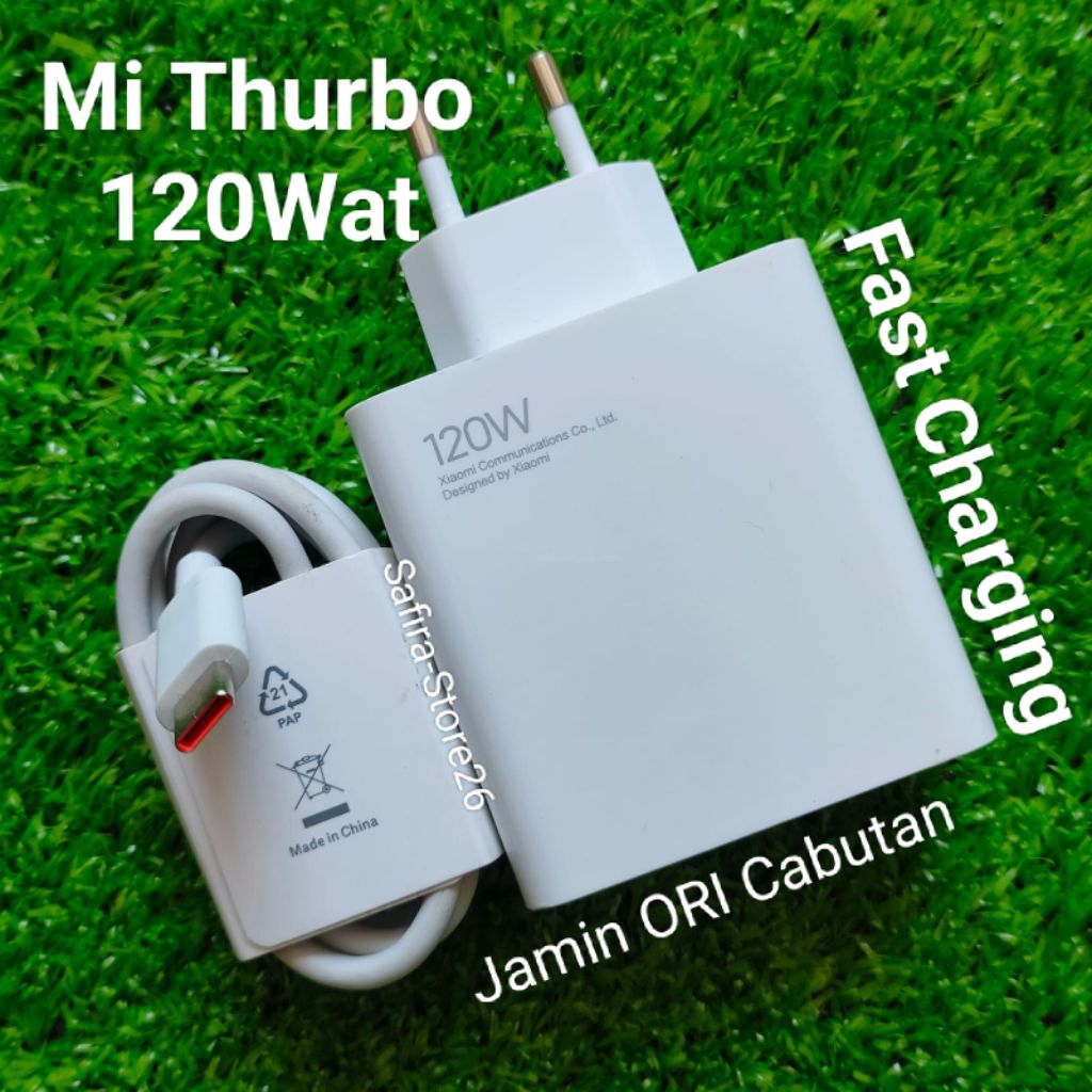 Charger ORI Xiaomi 120 Wat  Mi 11 T Pro |Mi12 Pro| Poco F4 GT Mi Thurbo Copotan Bawan HP