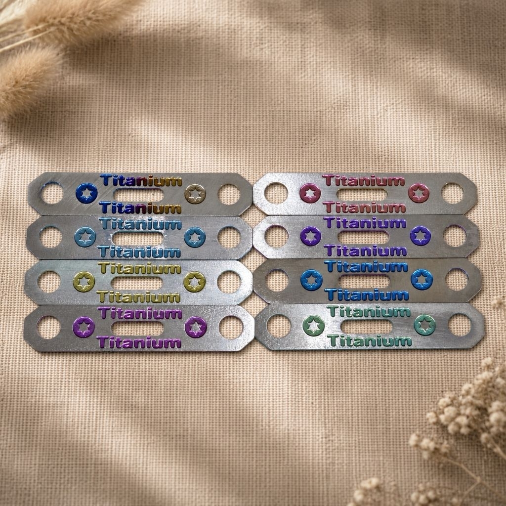 Breket Selang Cleman Titanium original vietnam