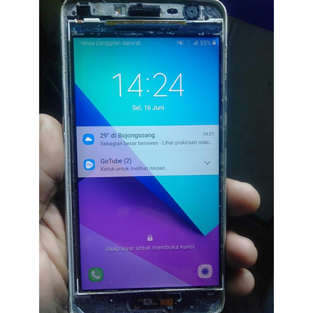 lcd samsung j2 prime