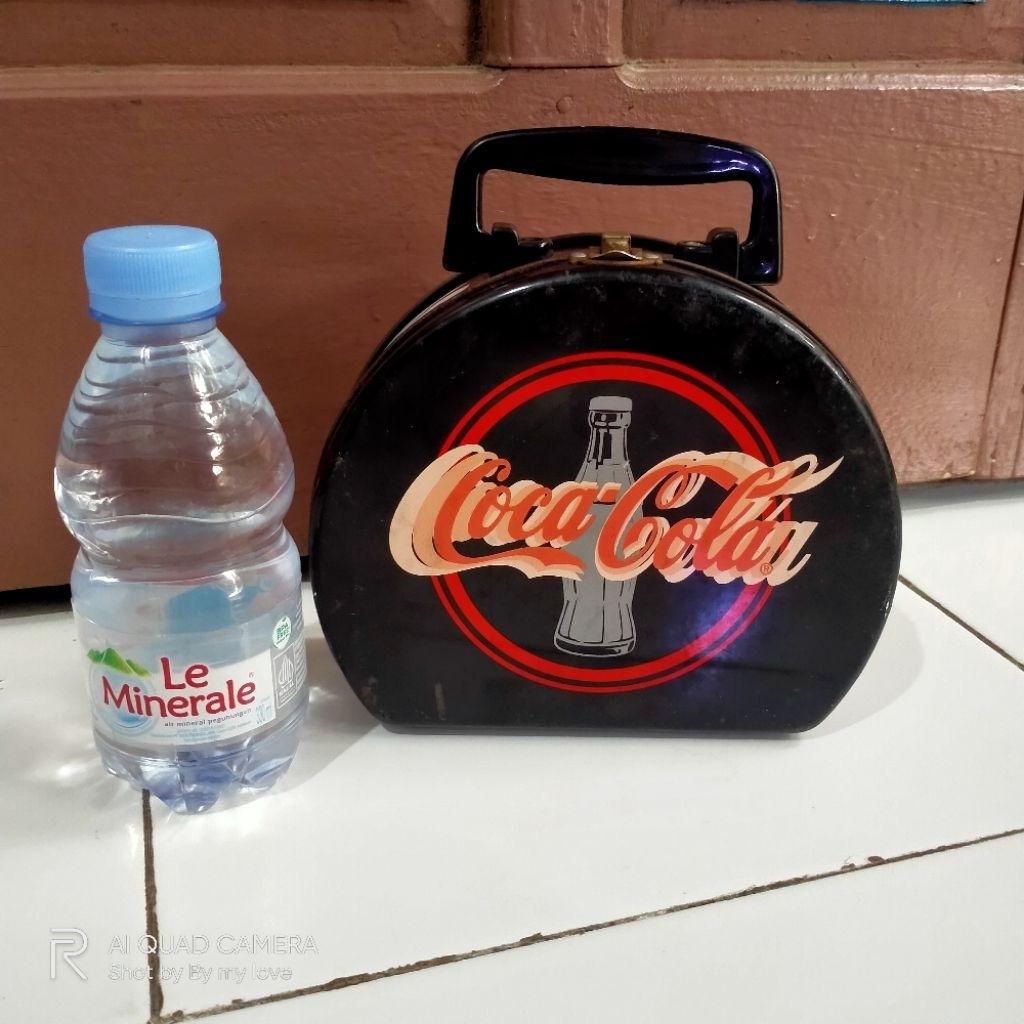 Tas coca cola jadul vintage(bahan seng)