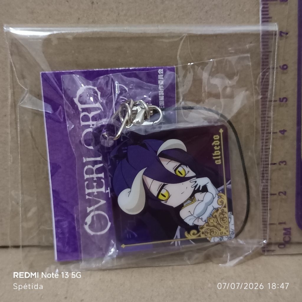Acrylic Phone Strap Overlord Albedo Gasapon Overlord Acrylic Charm