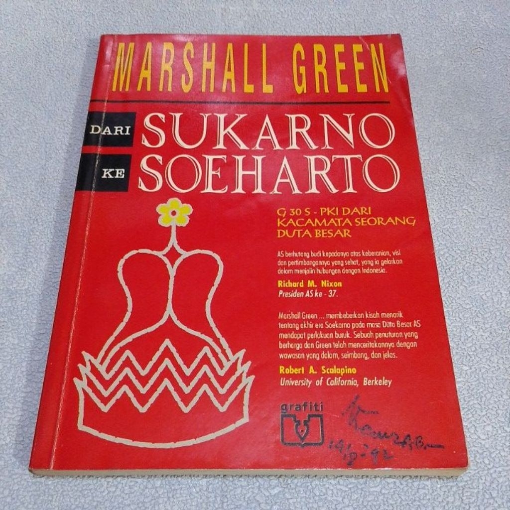 Buku Original Dari Sukarno Ke Soeharto by Marshall Green