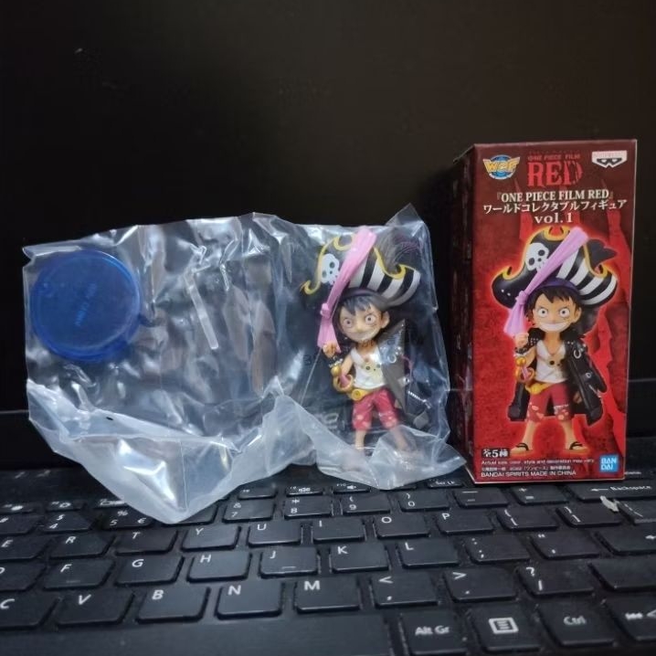 wcf luffy film red MIP, box damage cek foto anggap loose