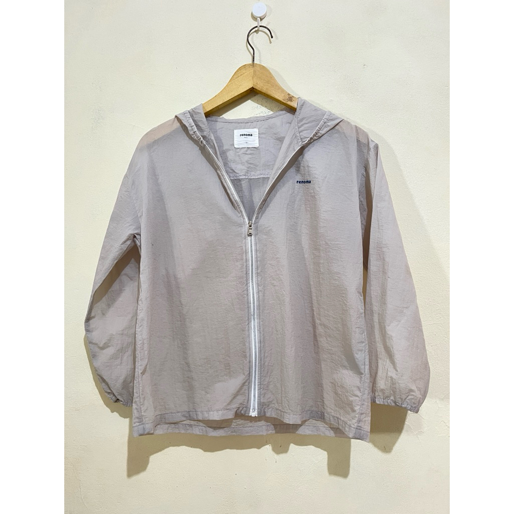 Preloved Renoma Jacket Hoodie Anak Abu Muda