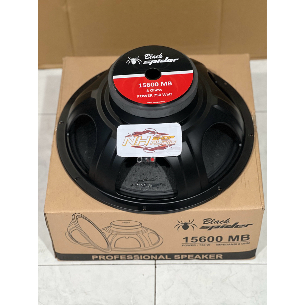 Speaker Black Spider 15600MB 15600 MB 15600 M Original BlackSpider 15 inch 15 inchi Low Mid 750 Watt