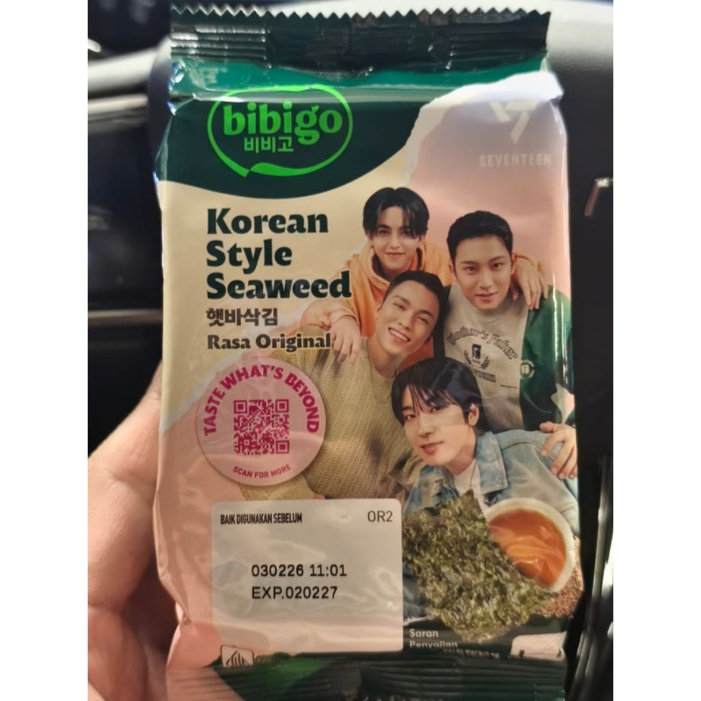 BIBIGO KOREAN SEAWEED RASA ORIGINAL HALAL