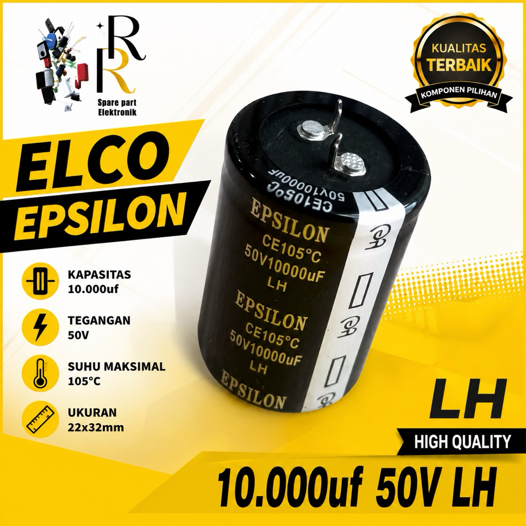 ELCO 10000UF 50V EPSILON ORIGINAL