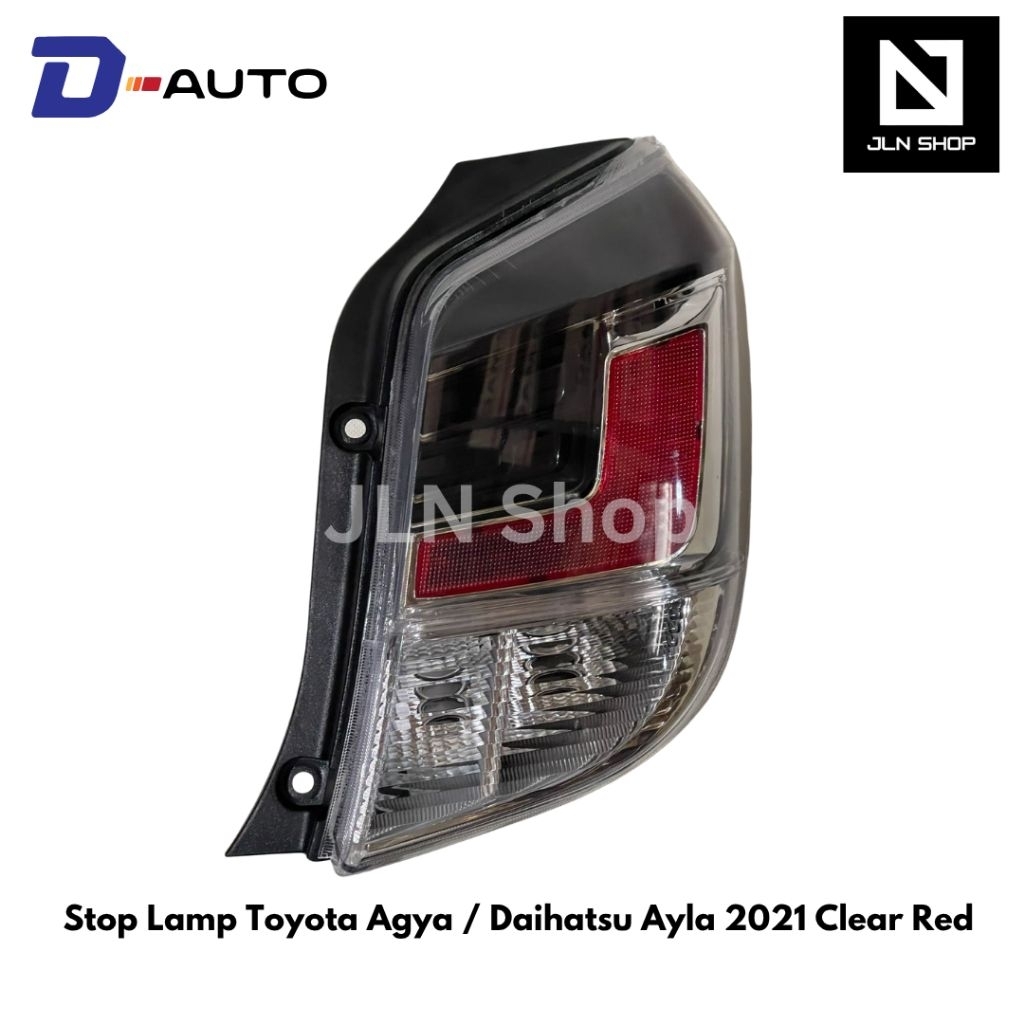 Stop Lamp Lampu Belakang Rem Toyota Agya Daihatsu Ayla Led 2021 2022 Clear Red