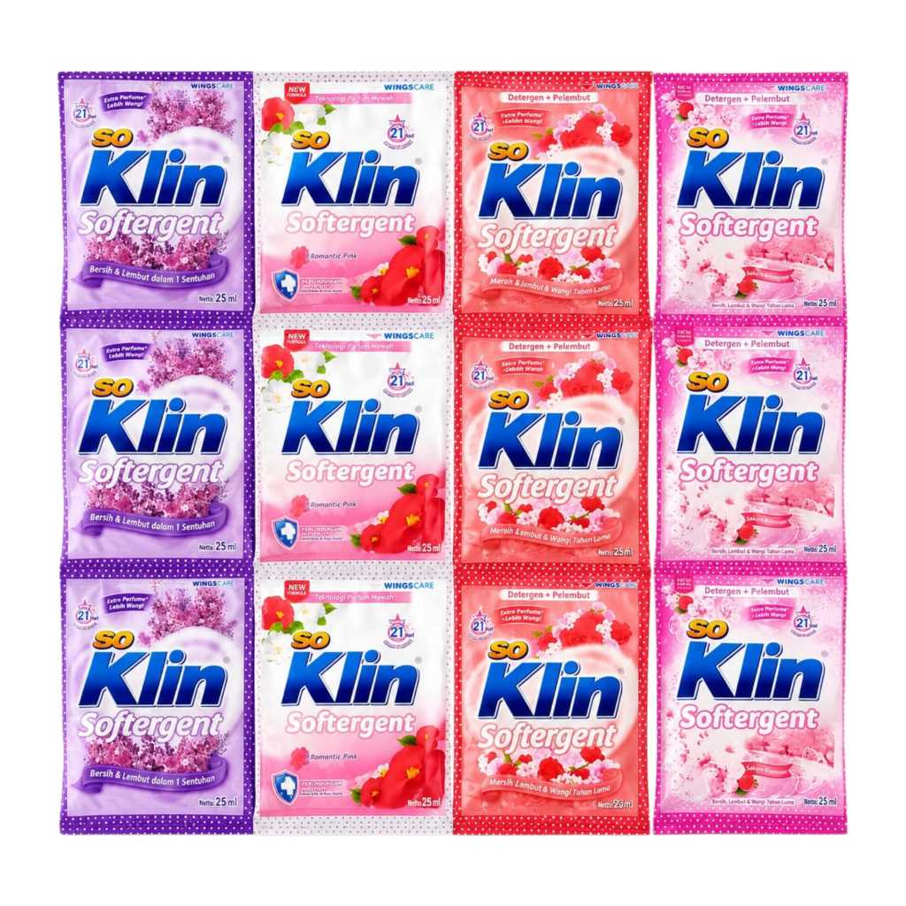 [24PCS] Soklin PK 1000an paket 24 pcs atau 4 renceng | Soklin bubuk PK 1000an 4 renceng