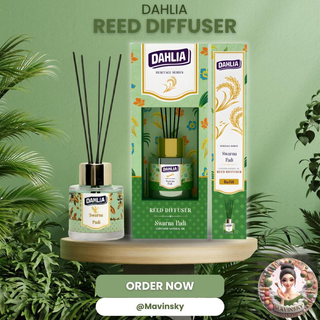 •MAVINSKY• | BUNDLE DAHLIA Reed Diffuser & Refill Reed Diffuser Swarna Padi
