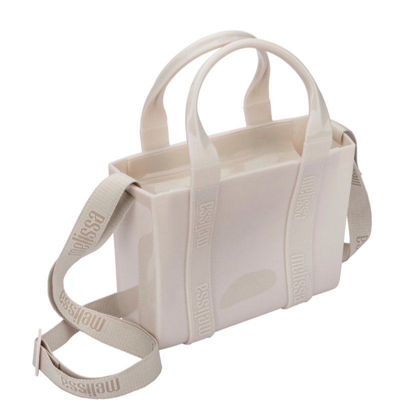 Melissa Mini Dulce Bag Beige Glitter
