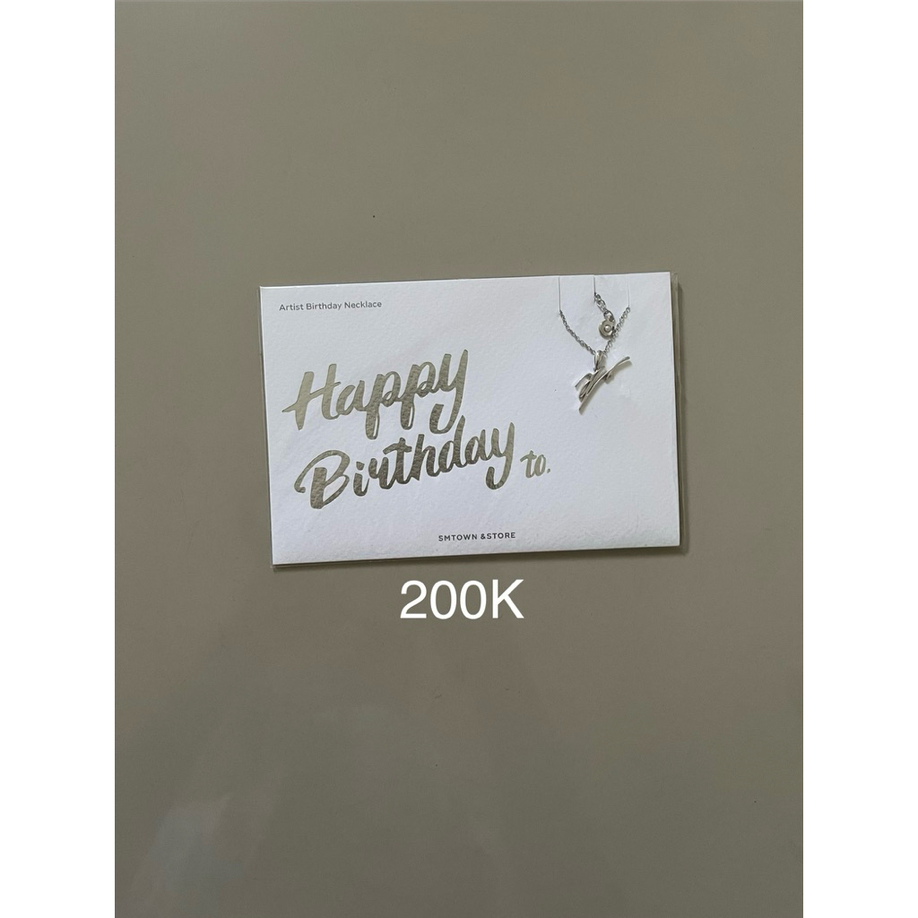 OFFICIAL MD ARTIST BIRTHDAY NECKLACE NCT HAECHAN RHODIUM 2020 NCT DREAM MCT 127 TASTE PC PHOTOCARD D