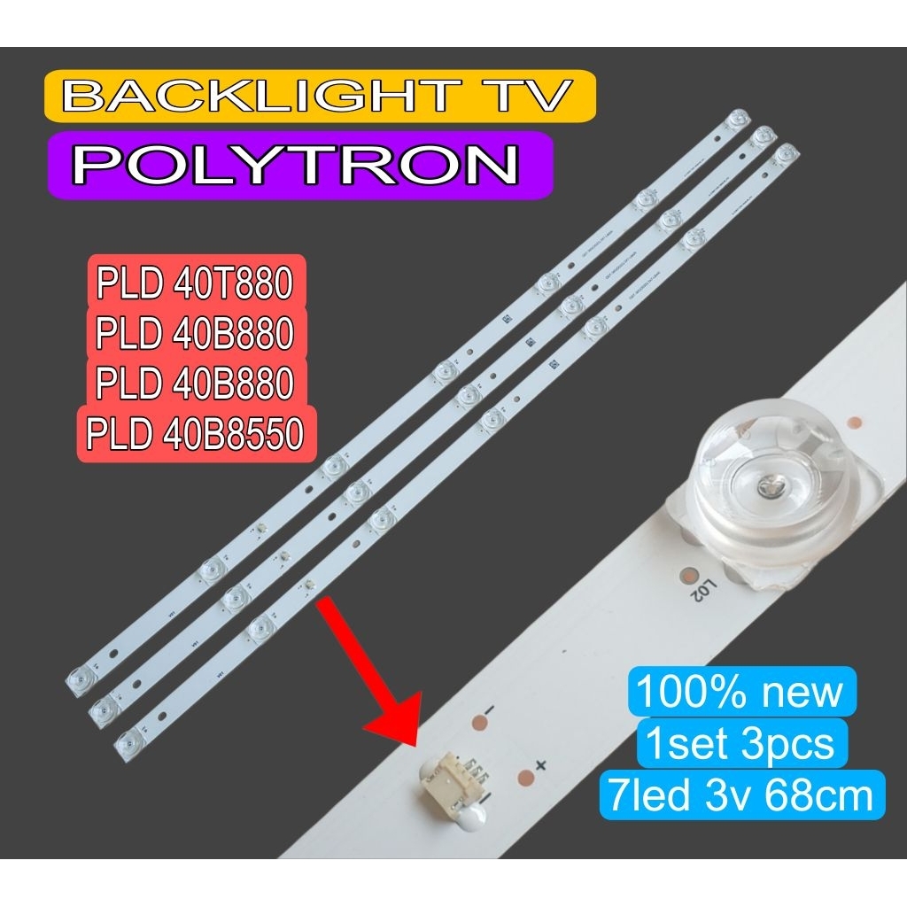 LAMPU LED BACKLIGHT BL TV PLD-40B880 40D880 40T880 40AS8858