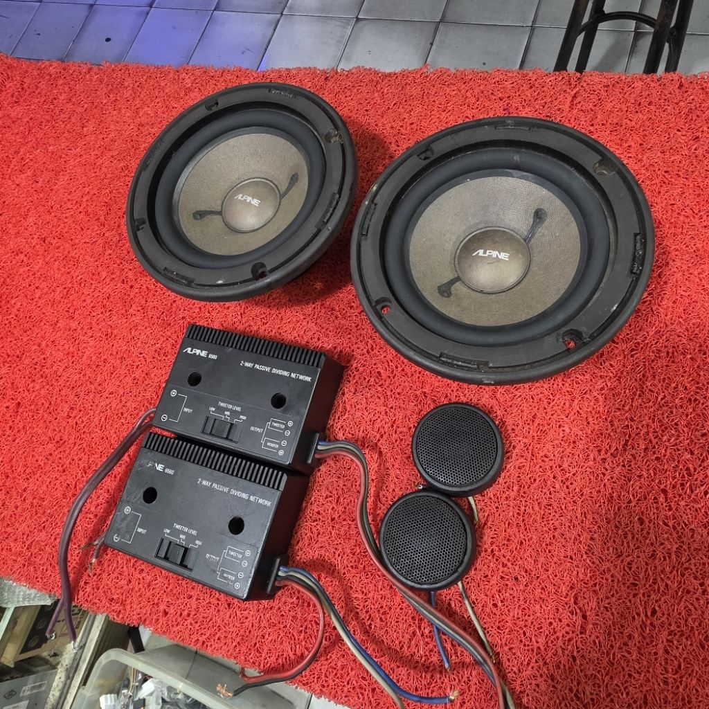 Speaker ALPINE 6560 Speaker ALPINE Two Way Made in Japan