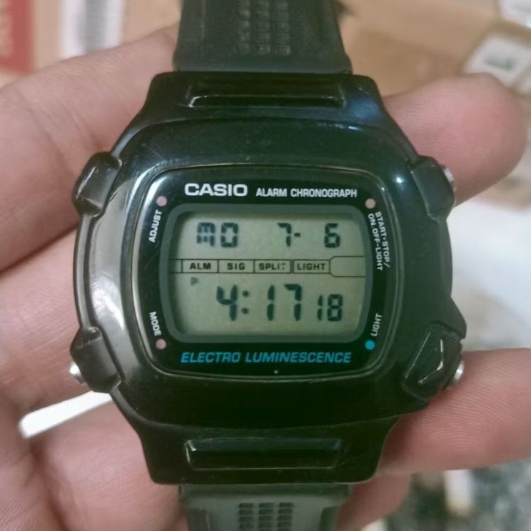 Jam Tangan Casio Badak Alarm Chronograph Preloved