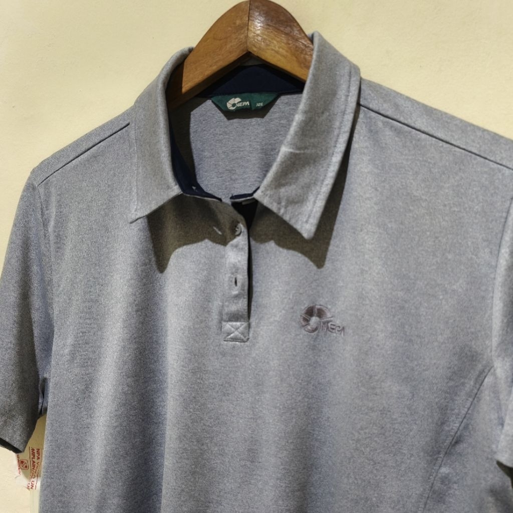 Nepa Kaus Polo kerah grey original size L