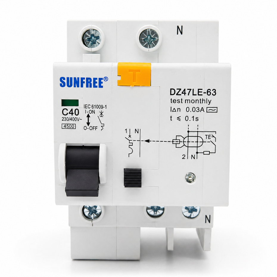 Anti Kontak Listrik Sunfree - ELCB 40 Ampere