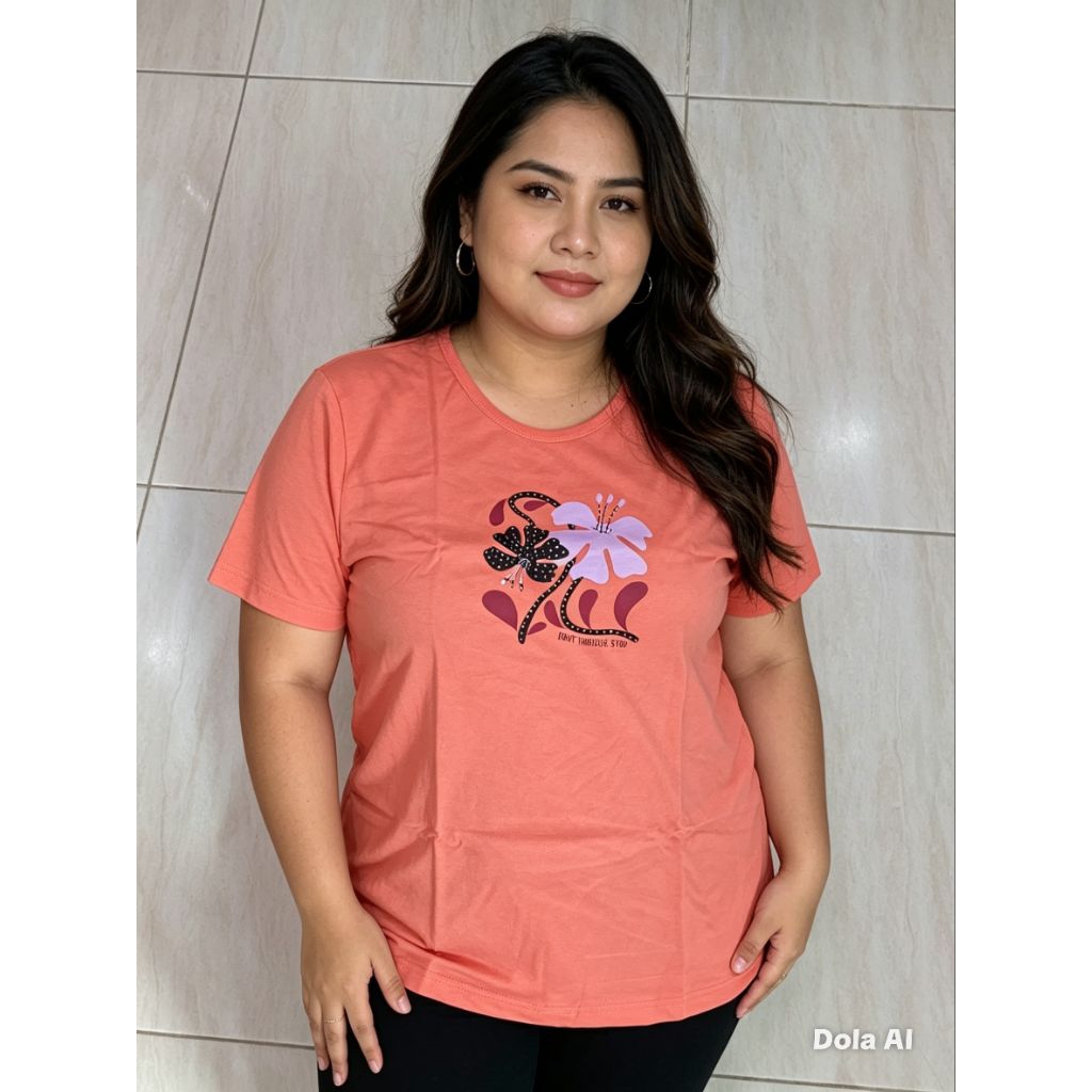 atasan wanita,kaos calfia,murah,tebal,lembut dan adem,size xxxl