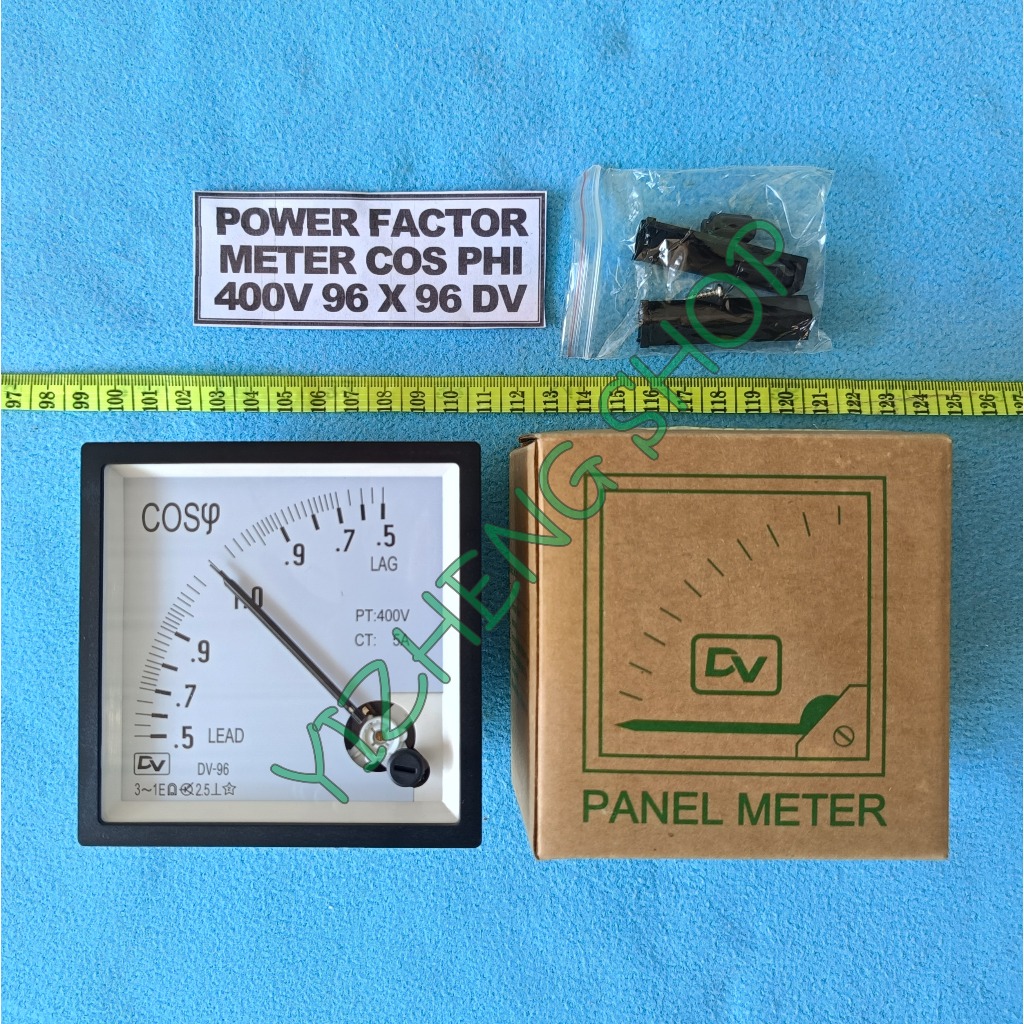 POWER FACTOR METER CLASS 2.5 COS PHI DV