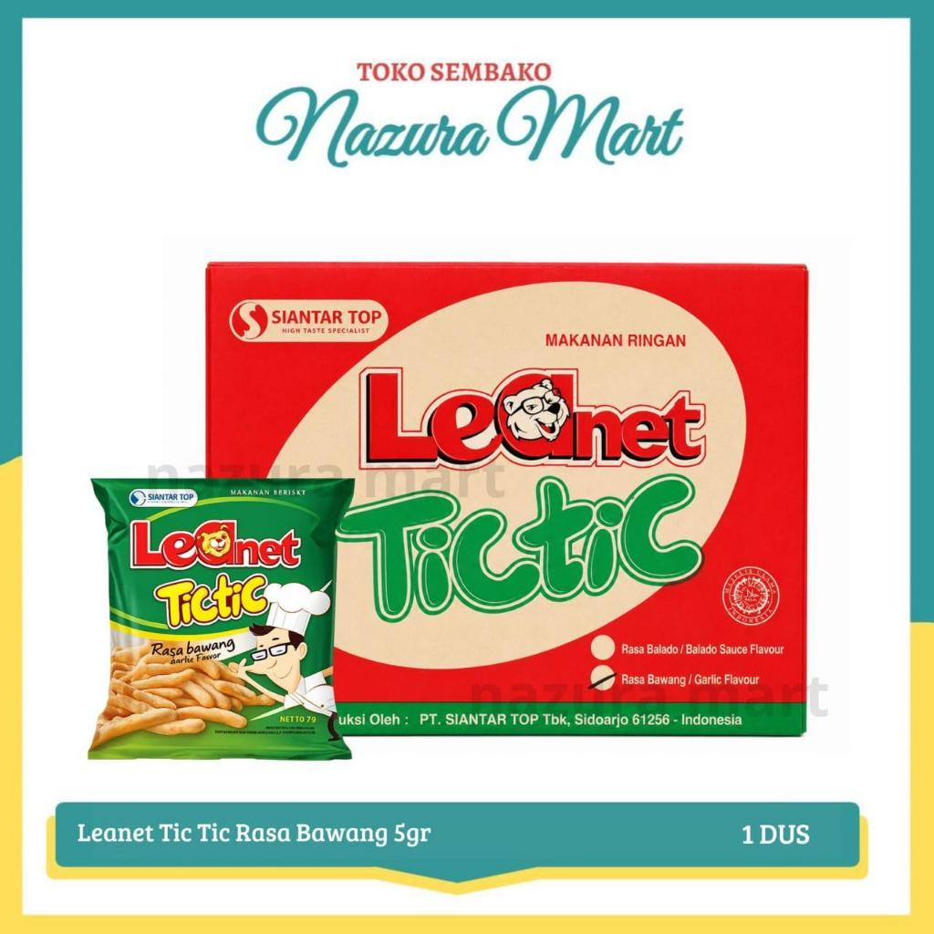 Leanet TicTic Rasa Bawang 5gr(1 dus  isi 4 pak)