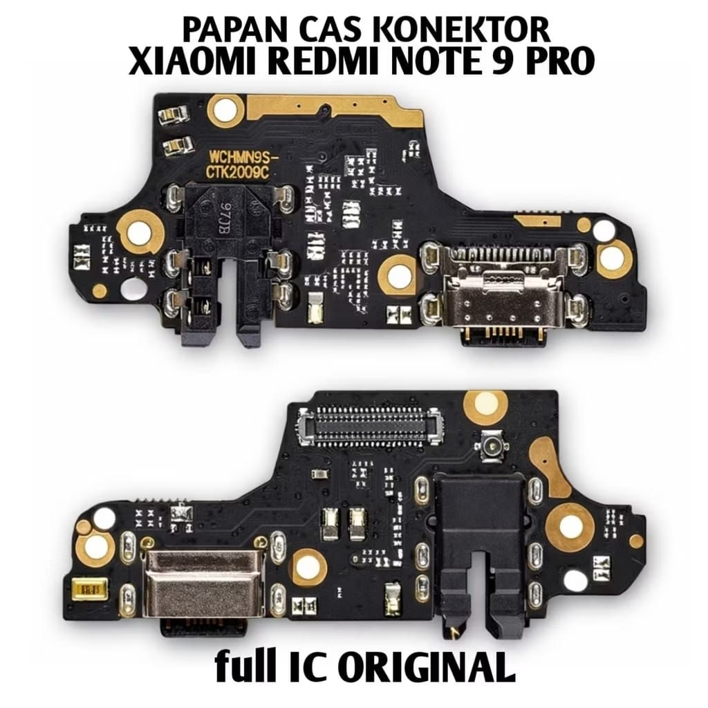 Papan Cas Xiaomi Redmi Note 9 Pro Full ic