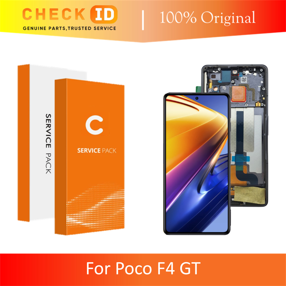 [ CHECK.ID ] AMOLED LCD + FRAME POCO F4 GT POCOPHONE F4 GT ORIGINAL