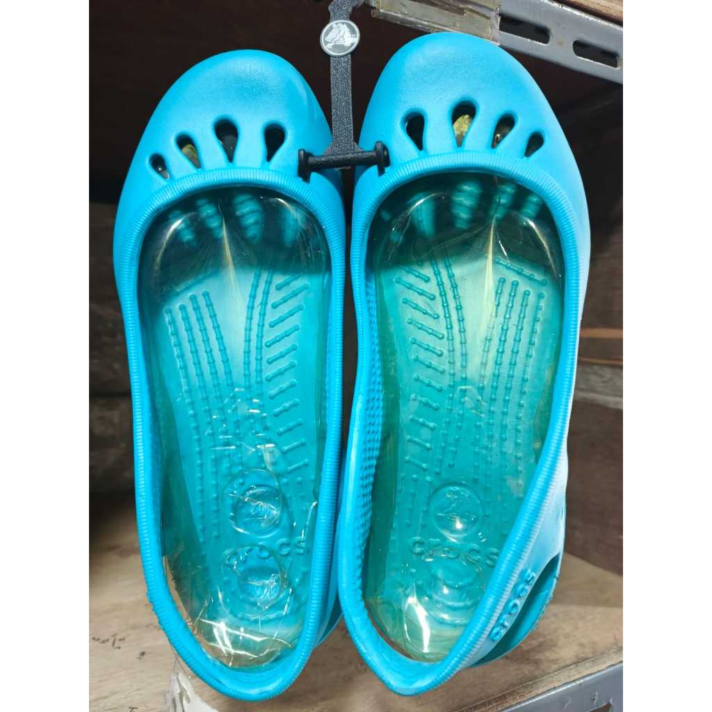 SEPATU SANDAL CROCS MALINDI TURQUISE