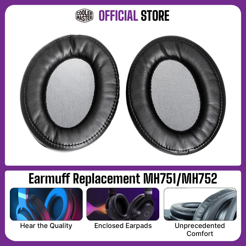 Earmuff Replacement Cooler Master MH751/752