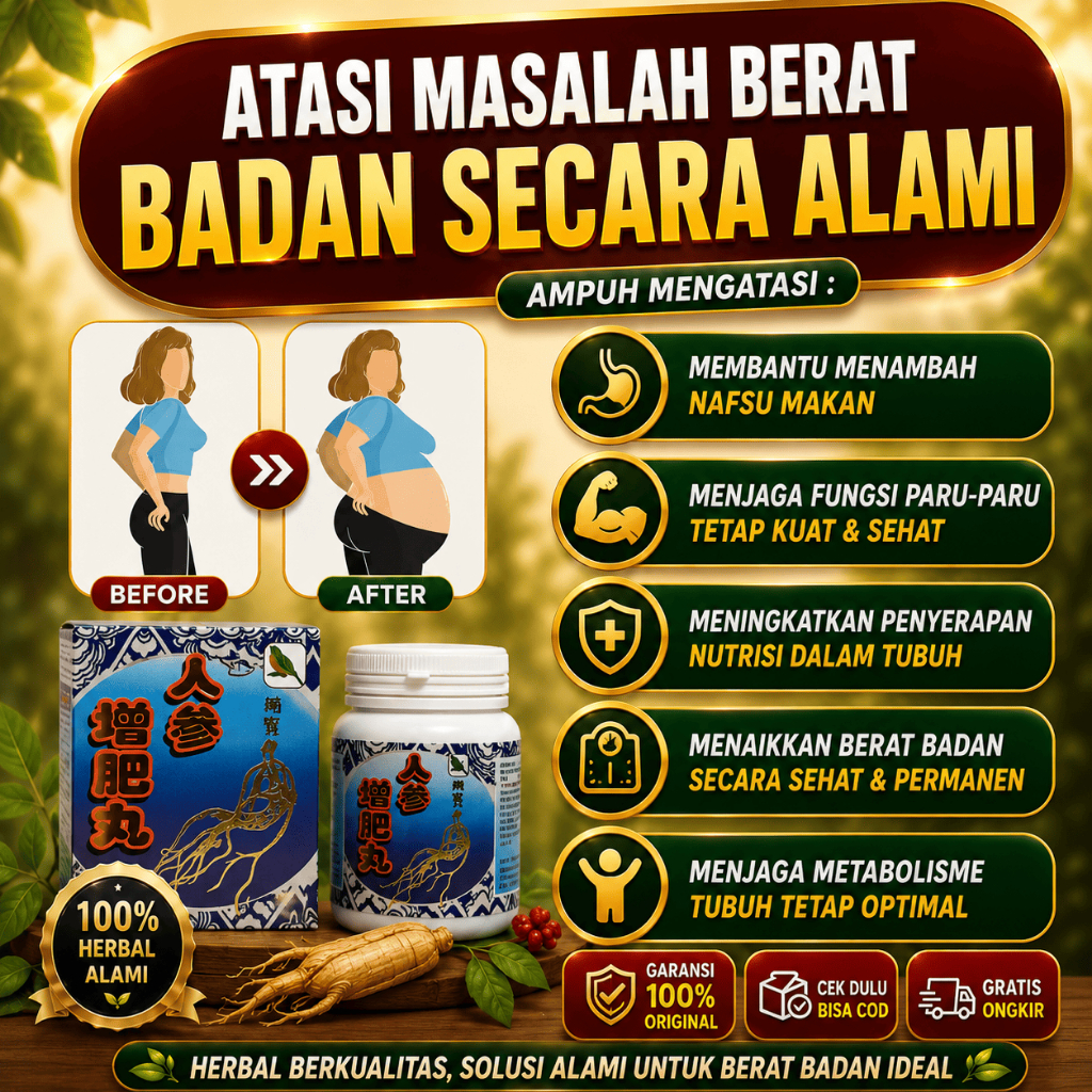 ORIGINAL COD | Ginseng Biru Ren Sheng Zhen Fei Wan Suplemen Herbal Cina Penambah Stamina Daya Tahan 