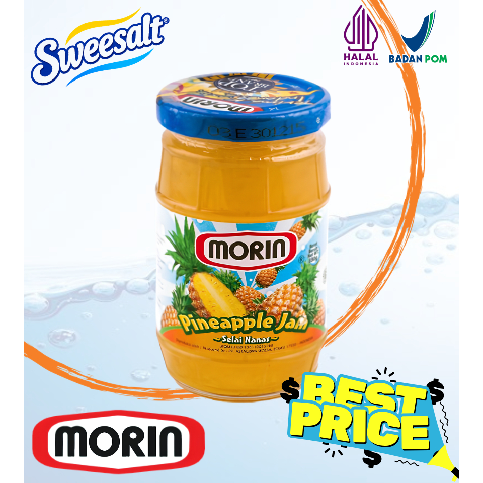 Morin Pineapple jam - Morin selai nanas - Selai roti enak rasa nanas 330g