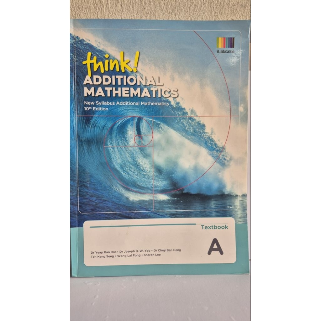 Buku Sekolah Think Additional Mathematics Textbook A
