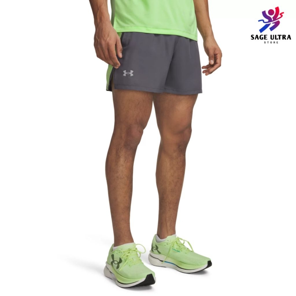 Celana Lari Running Training Gym Under Armour UA Launch 5" Inch - Men Pria Original