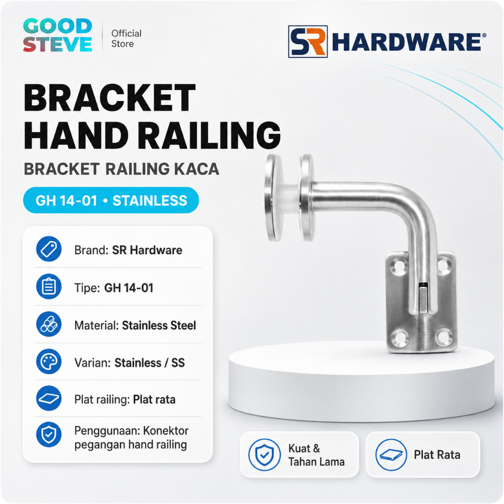 BRACKET HAND RAILING / BRACKET RAILING KACA SR HARDWARE