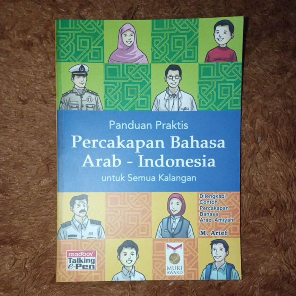 Buku Panduan Praktis Percakapan Bahasa Arab Indonesia untuk semua kalangan | Buku Percakapan bahasa 