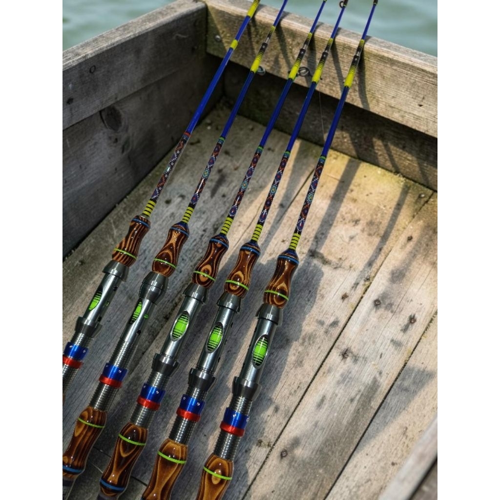 bluegray ama fishing pancing udang joran udang lentur