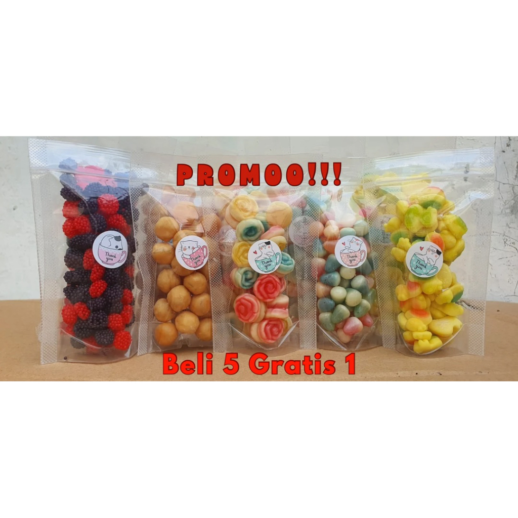 PERMEN LUNAK ANEKA RASA / PERMEN BUAH / PERMEN ANEKA BENTUK / PERMEN