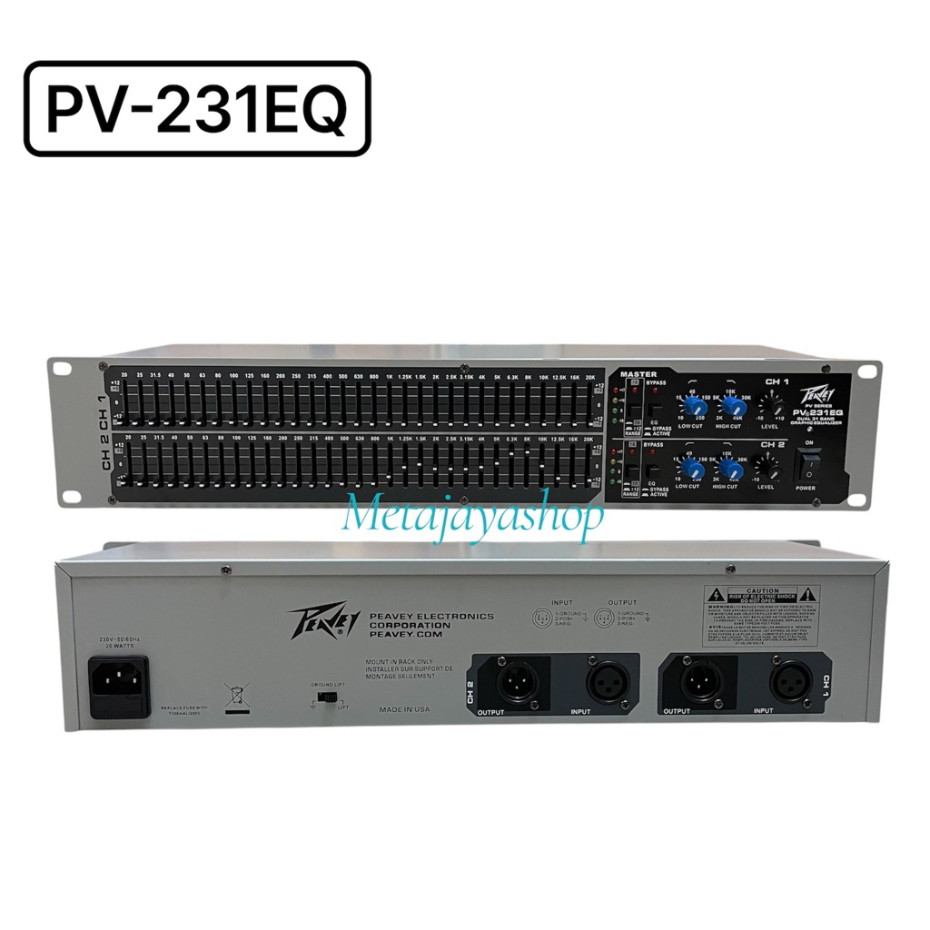 EQUALIZER PV231EQ Equaiser peavey pv231eq
