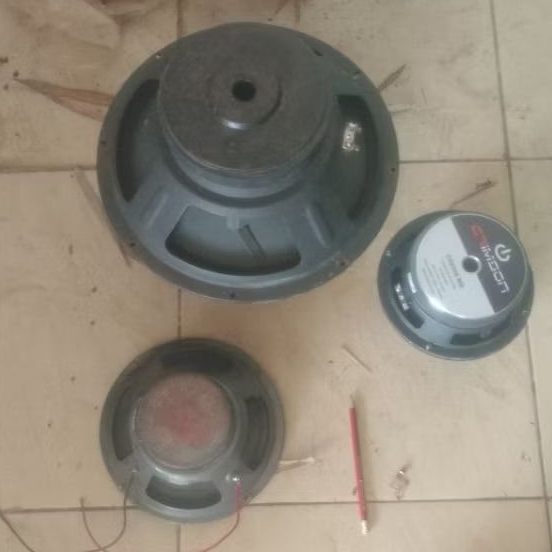 Speaker 12 inch bekas minus