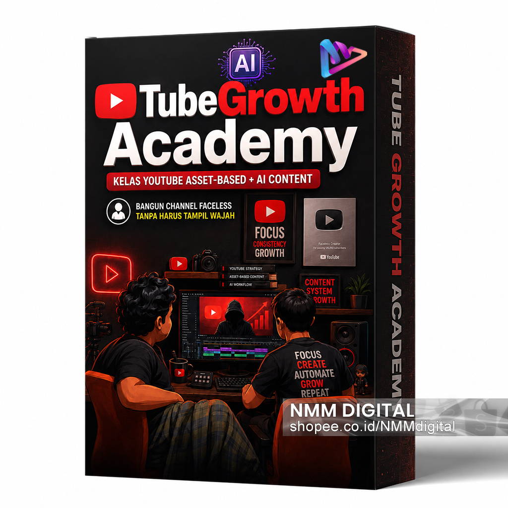 TubeGrowth - Sistem & Tools untuk Membuat Channel YouTube Faceless dengan Konten relaxing, murottal,