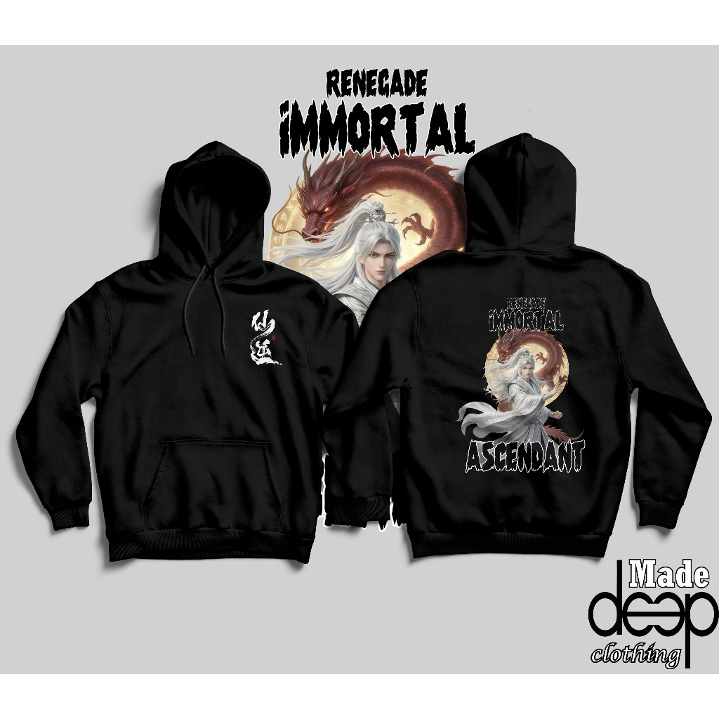 Hoodie Donghua Terbaru Renegade Immortal Wanglin Ascendant