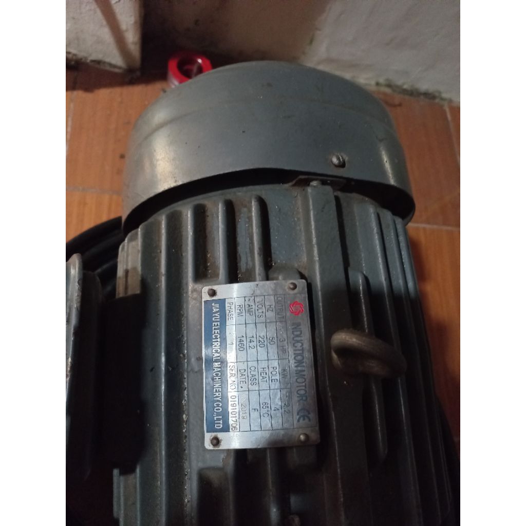 Dinamo jiayu 3 hp 1 phase