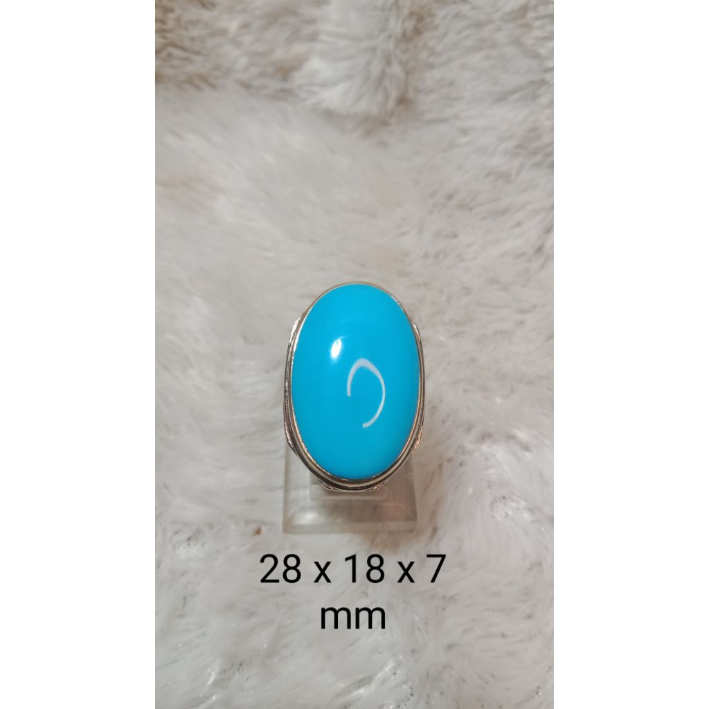 batu cincin pirus polos hq - pirus polos jumbo