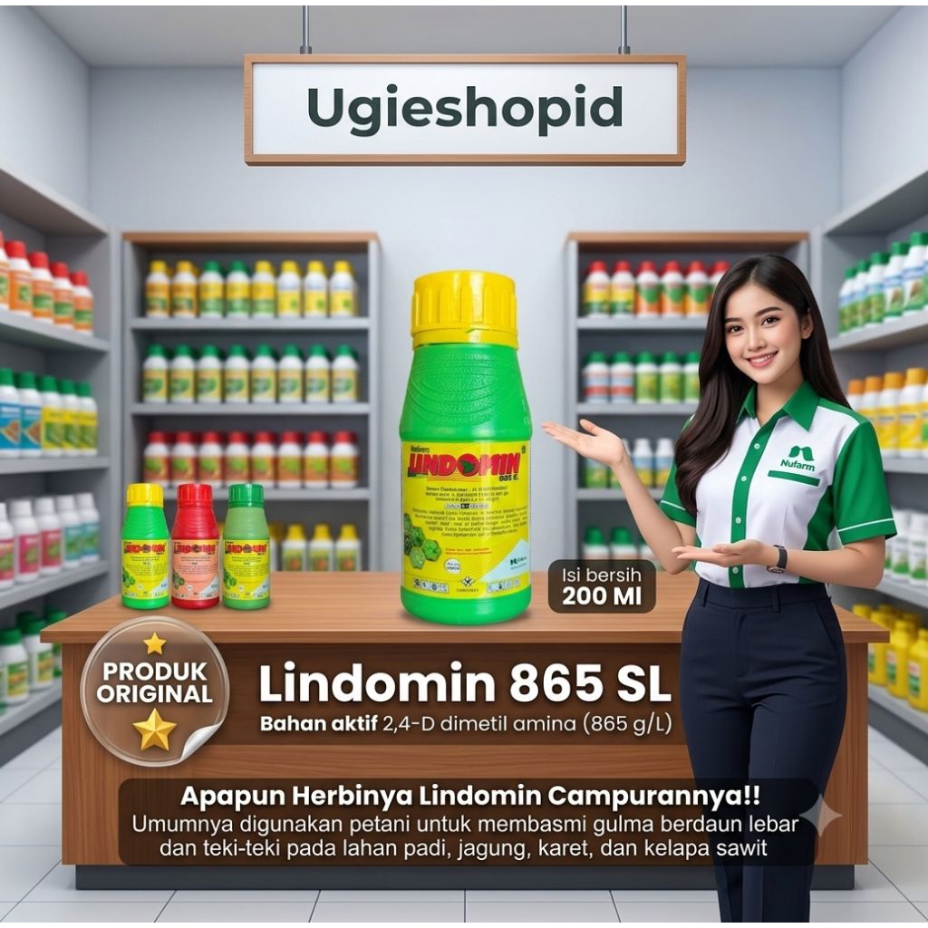 Lindomin 865 SL 200 ML - Apapun Herbinya Lindomin Campurannya