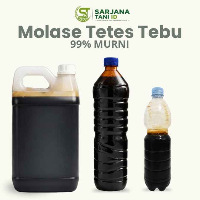 Molase Tetes Tebu Murni Pakan Ternak Sapi Kambing Ayam