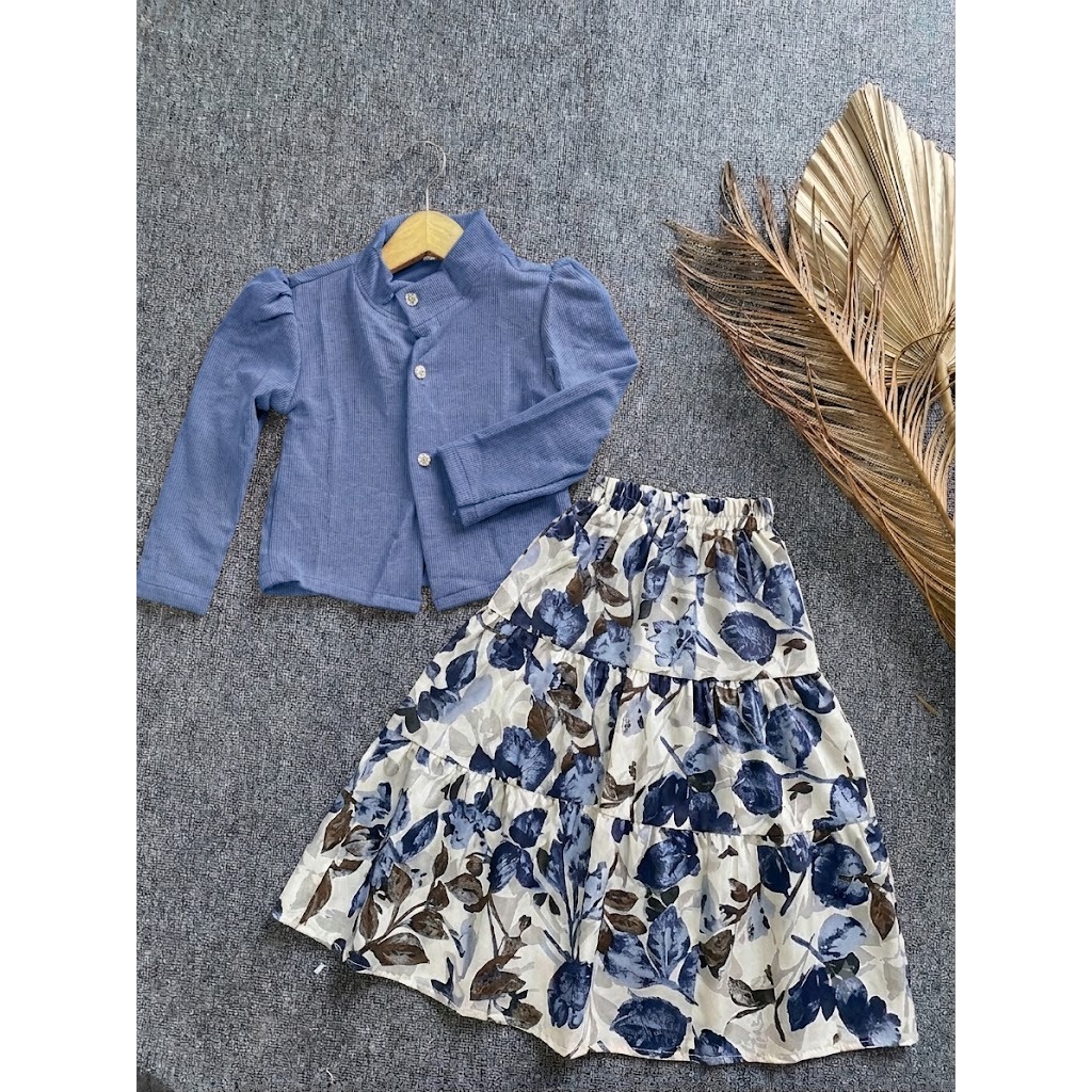 One set CALISTA ROK Bahan Adem Couple Mom & Kids
