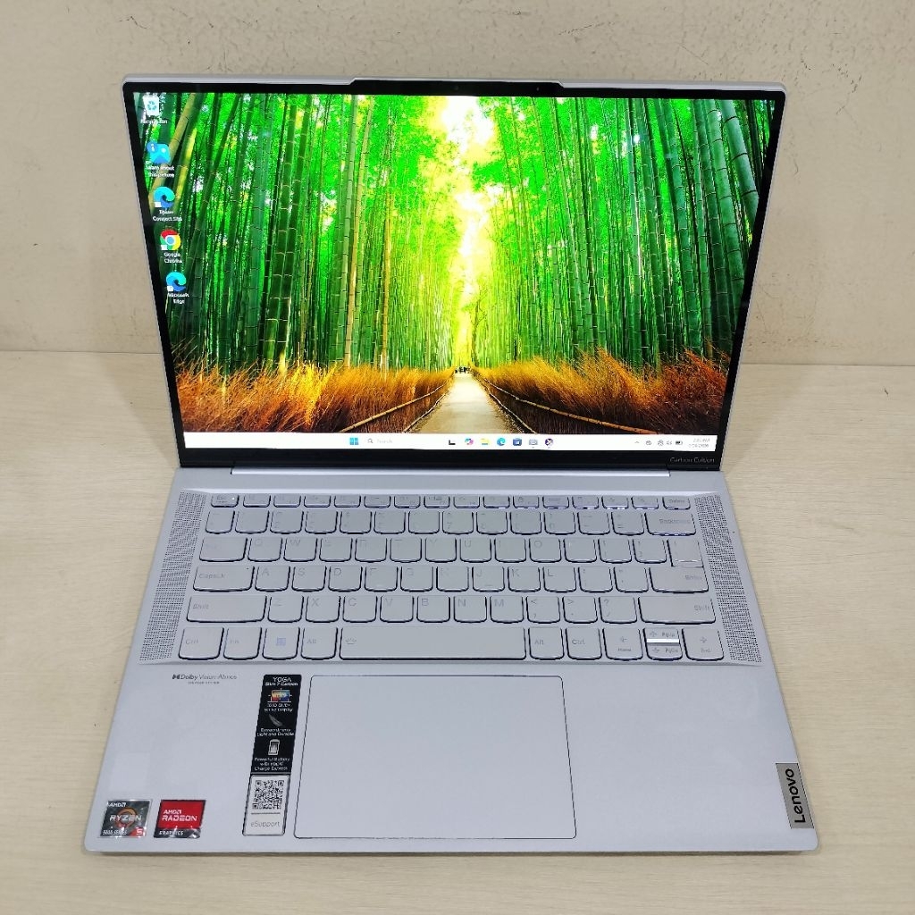 Lenovo Yoga Slim 7 Carbon Oled Touchscreen AMD Ryzen 5 5600U Ram 16 SSD 512 4BFW