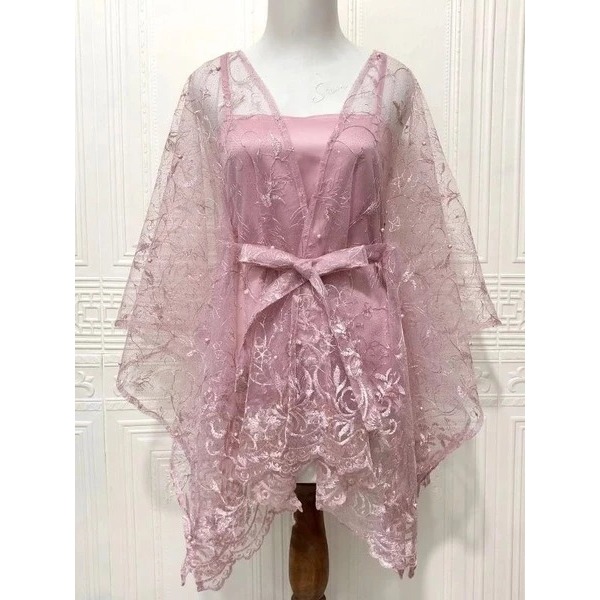 (PRELOVED) Outer Pita Kebaya Tile Bridesmaid Wisuda Lamaran